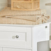 SoBuy Mobiletto cassettiera in rattan 60x35x88cm BZR120-W