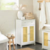 SoBuy Mobiletto cassettiera in rattan 60x35x88cm BZR120-W