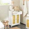 SoBuy Mobiletto cassettiera in rattan 60x35x88cm BZR120-W