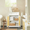 SoBuy Mobiletto cassettiera in rattan 60x35x88cm BZR120-W