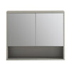 SoBuy Armadietto pensile con specchio 60x20x49.5cm BZR134-NG