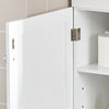 SoBuy BZR17-W Mobile alto Colonna bagno salvasapzio con cassetto e armadietto L40*P35*A161 cm