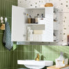 SoBuy Armadietto pensile con specchio 57x30x61 cm BZR184-W