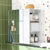 SoBuy Armadietto pensile con specchio 57x30x61 cm BZR184-W