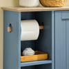 SoBuy Mobiletto Armadietto da bagno Grigio 50x21x86cm BZR189-HG