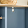 SoBuy Mobiletto Armadietto da bagno Grigio 50x21x86cm BZR189-HG