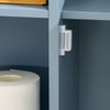 SoBuy Mobiletto Armadietto da bagno Grigio 50x21x86cm BZR189-HG