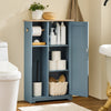 SoBuy Mobiletto Armadietto da bagno Grigio 50x21x86cm BZR189-HG