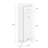 Sobuy Mobile Wardrobe 30x30x89cm BZR186-W (копие)