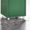 SoBuy BZR34-II-SY Colonna Bagno Stretta – Mobile Bagno Idrorepellente, Alto con Ripiani Regolabili e Cassetto – Armadietto Salvaspazio, MDF Verde Scuro, 20x180x20cm