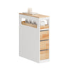 SoBuy Space-saving trolley 65x23x82cm BZR54-WN