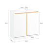 SoBuy Mobile sottolavabo 60x30x60cm BZR78-W