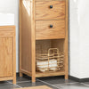 Sobuy шкаф за баня гърди от чекмеджета за контейнер за гардероб за баня цвят на природата 40x35x90cm BZR99-N