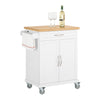 SoBuy Carrello cucina bianco 74x45x91cm FKW13-WN