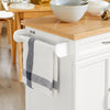 SoBuy Carrello cucina bianco 74x45x91cm FKW13-WN
