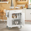 SoBuy Carrello cucina bianco 74x45x91cm FKW13-WN