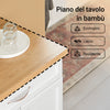 SoBuy Carrello cucina bianco 74x45x91cm FKW13-WN