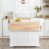 SoBuy Sideboard mit Gummiplatte 130x71x91cm FKW41-WN
