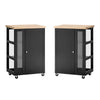 SoBuy Credenza con ruote 60x40x90cm FKW75-SCH