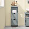 Sobuy шкаф за баня колона шкаф за баня спестява сиво L30*P30*A90 cm FRG127-SG