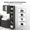 SoBuy Colonna bagno con cassetto 30x32x170cm FRG236-DG