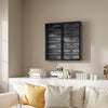 SoBuy FSB113-H-DG Mobiletto Sospeso con Ante in Vetro, 5 Ripiani, Grigio - immagine 2/12