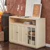 SoBuy Credenza in hevea 120x40x85cm FSB80-MI
