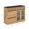 SoBuy Credenza cucina 112x40x89 cm FSB99-N