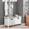 SoBuy Panca scarpiera 91x30x50cm FSR146-W