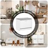 SoBuy FSR16-HG Scarpiera Ingresso Panca Contenitore con Cuscino - Salvaspazio Slim da 60x30x46 cm - Cassapanca Porta Scarpe in Legno per Corridoio o Camera, Portata 120kg