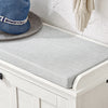 SoBuy Panca scarpiera 80x29x50cm FSR161-W