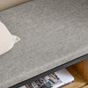 SoBuy FSR175-N Scarpiera con 2 ante e 1 cassetto, Panca con vano portaoggetti, Panca ingresso, Scarpiera con sedile, Naturale 110x35x44cm