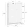 SoBuy FSR220-W, Space-saving Shoe Rack 24 cm Nordic Design Entrance | Shoe rack with flap door, capacity 12 pairs + 3 lateral ones, ideal for corridors and small spaces