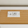 SoBuy FSR229-E-WN Armadio per Scarpe con 5 Ante e 14 Ripiani, Bianco - immagine 5/12