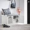 SoBuy Panca scarpiera 71x35x43 cm FSR23-II-W