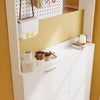SoBuy FSR233-W Scarpiera Salvaspazio con Specchio, 9 Ripiani, Bianco - immagine 9/12