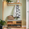 SoBuy Panca scarpiera in bambù 91x34x45cm FSR75-N