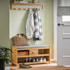 SoBuy Panca scarpiera in bambù 91x34x45cm FSR75-N