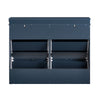 SoBuy FSR79-B Scarpiera Slim con 4 Ante a Ribalta, Mobile Ingrosso Salvaspazio, Ingresso Moderno, 105x24x83 cm, Blu