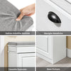 SoBuy FSR82-K-WG Scarpiera Salvaspazio Slim con Seduta Panca Scarpiera da Ingresso Contenitore in Legno Mobile Scarpiera Ingresso per Scarpe, 61x24x51cm Effetto Legno Invecchiato Bianco
