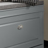 SoBuy FSR82-L-HG Scarpiera Salvaspazio Slim con Seduta - Panca Scarpiera da Ingresso Contenitore in Legno, Mobile Ingresso per Scarpe, Regolabile, 75*24*51 cm, Grigio