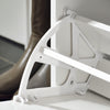 SoBuy Panca scarpiera bianca 80x26x45cm FSR98-L-W