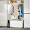 SoBuy Panca scarpiera bianca 80x26x45cm FSR98-L-W