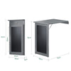 Sobuy Стенна маса Сгъвателна маса Сива кухненска маса с FWT20-Hg Blackboard