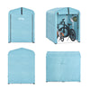Sobuy KLS11-BL Garage Auto per Esterno Tenda per Bicicletta Box Moto Impermeabile Tendone per Auto Moto e Attrezzi Capanno da Giardino e Ripostiglio da Esterno Azzurro 120x176x163 cm