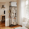 SoBuy KLS21-SCH Appendiabiti da Terra Salvaspazio per Ingresso (immagine 4/12)
