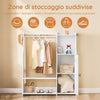 SoBuy Giardaroba per Bambini con Appendiabitle 94x35x110cm KMB110-W
