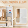 SoBuy Giardaroba per Bambini con Appendiabitle 94x35x110cm KMB110-W
