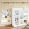 Sobuy KMB120-W Montessorian Bookshop for Childver