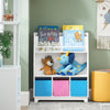 SoBuy Libreria per bambini con vani 63x28x80cm KMB34-F